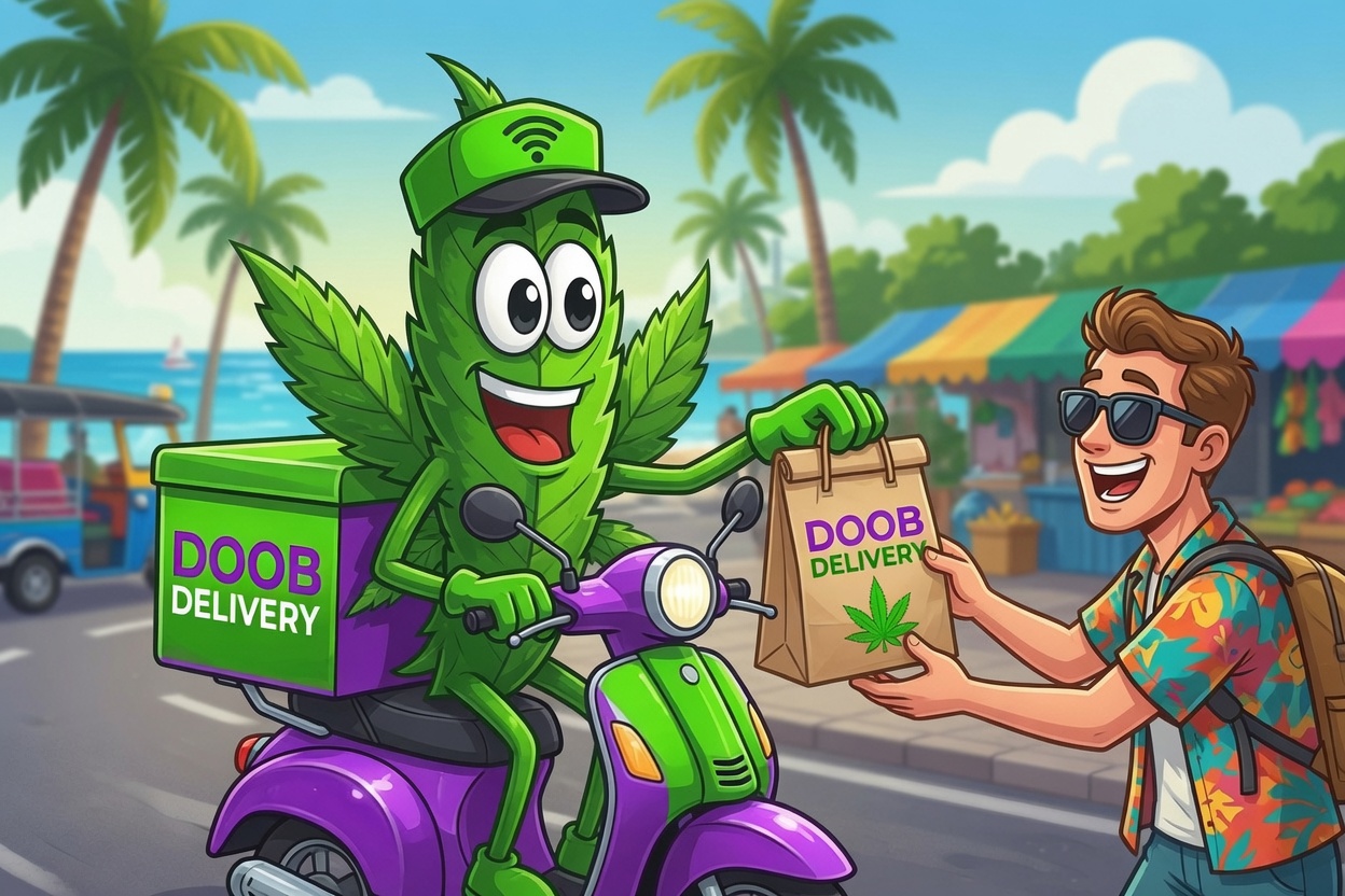 Doob Rider Characters Doob Delivery | Cannabis Delivery Platform Pattaya